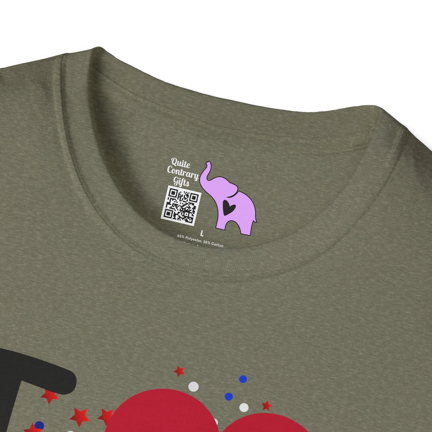 I Love The USA Adult T-shirt