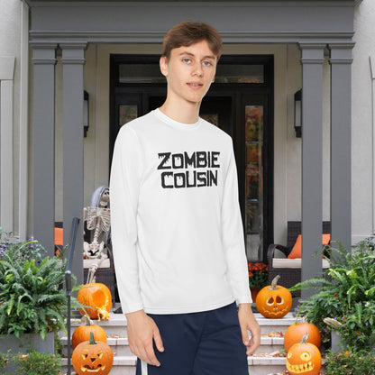 ""Zombie Cousin Youth Long Sleeve Tee