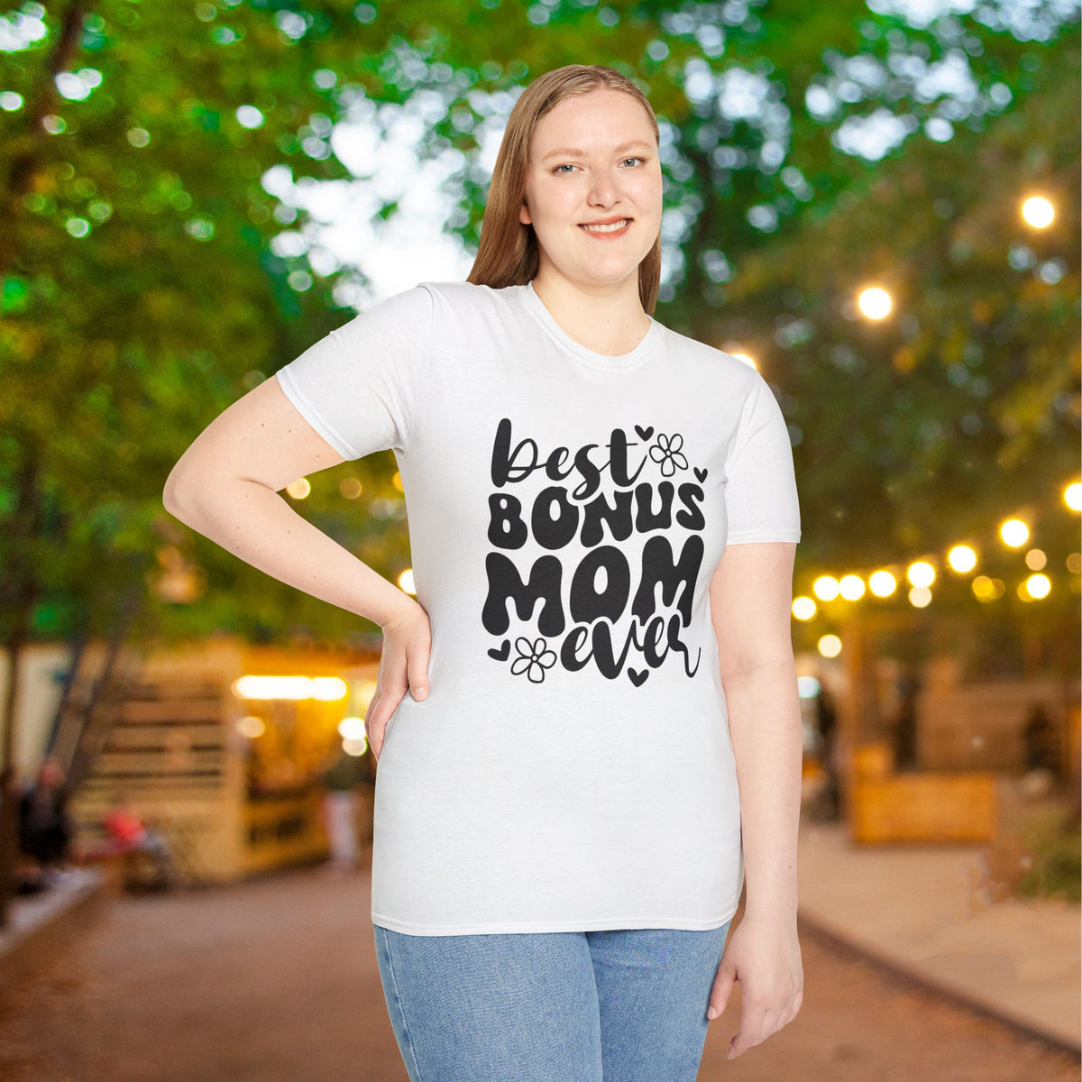 Best Bonus Mom Ever Adult T-shirt