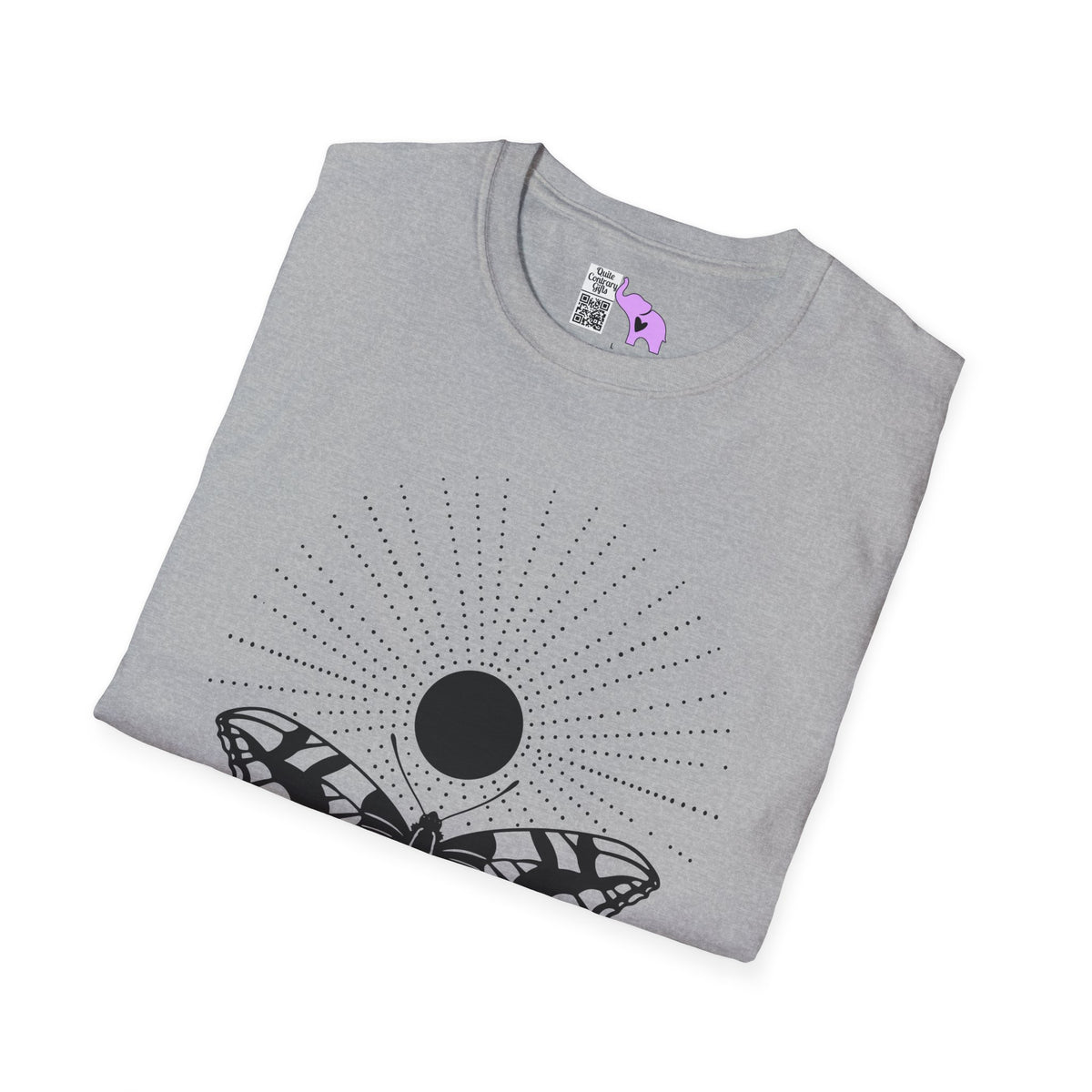 Butterfly w/Sun, Moon, & Stars Adult T-shirt