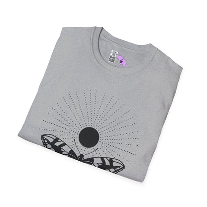 Butterfly w/Sun, Moon, & Stars Adult T-shirt