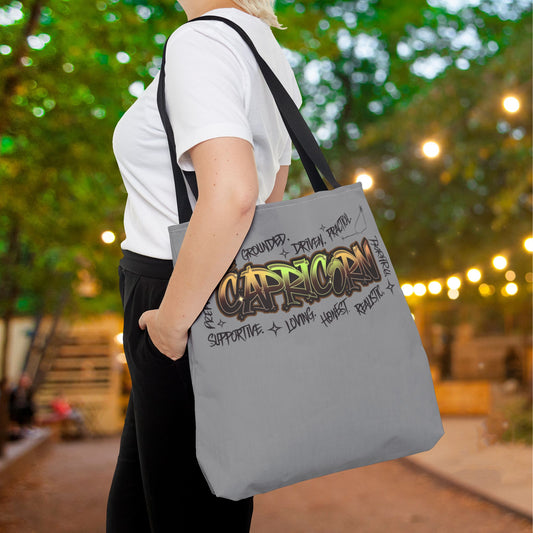 Capricorn Street Art Canvas Tote Bag
