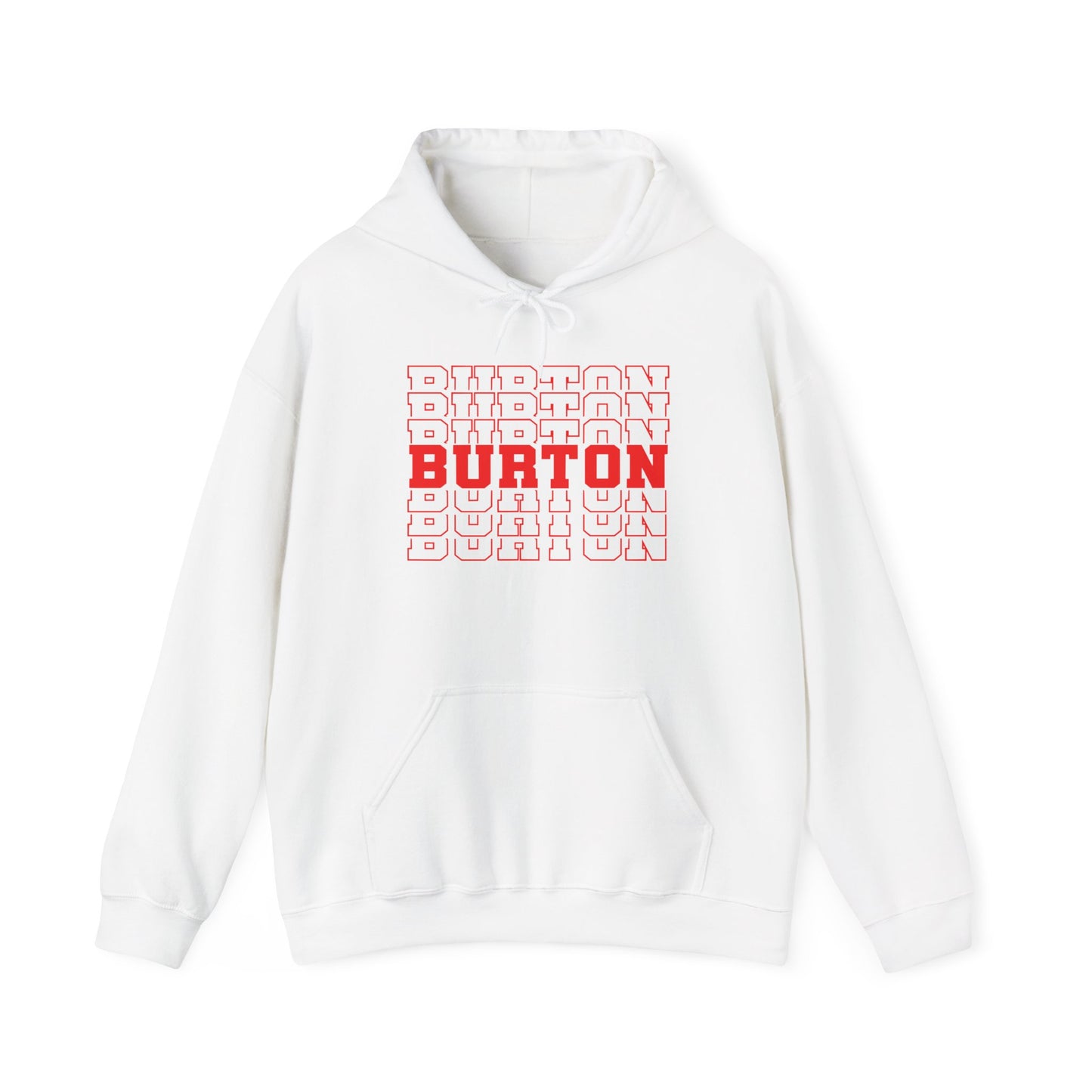 Burton (Stacked) Adult Heavy Blend™ Hooded Sweatshirt