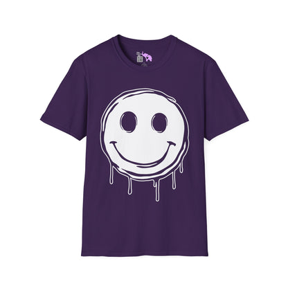 Melty Smiley Face Adult T-shirt