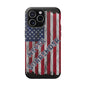 Never Surrender American Flag MagSafe® Compatible Tough Case for iPhone