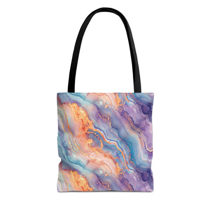 Dreamwave Marble Canvas Tote Bag