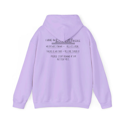 I'm An Invisible Warrior Heavy Blend™ Hooded Sweatshirt