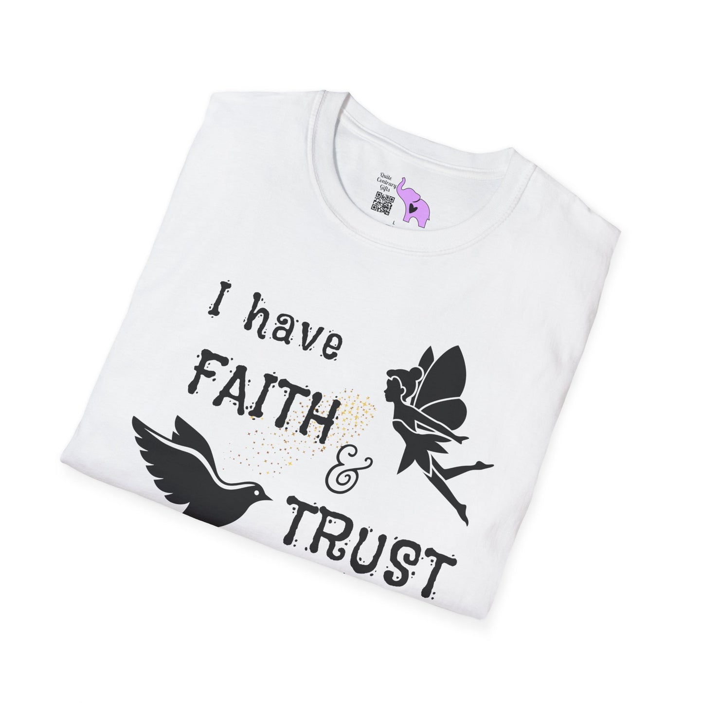 Faith Trust No PIxie Dust Adult T-shirt