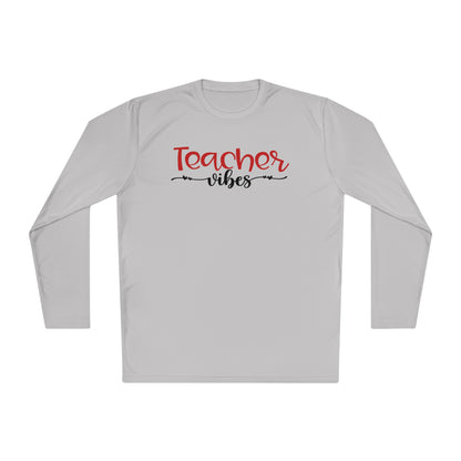 Teacher Vibes Adult Long Sleeve Tee