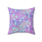 Lavender Mist Camo Throw Pillow