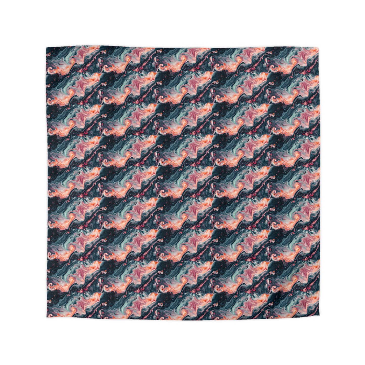 Pink Venom Marble Microfiber Duvet Cover