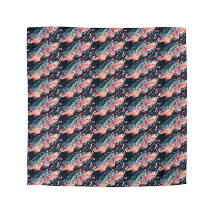 Pink Venom Marble Microfiber Duvet Cover