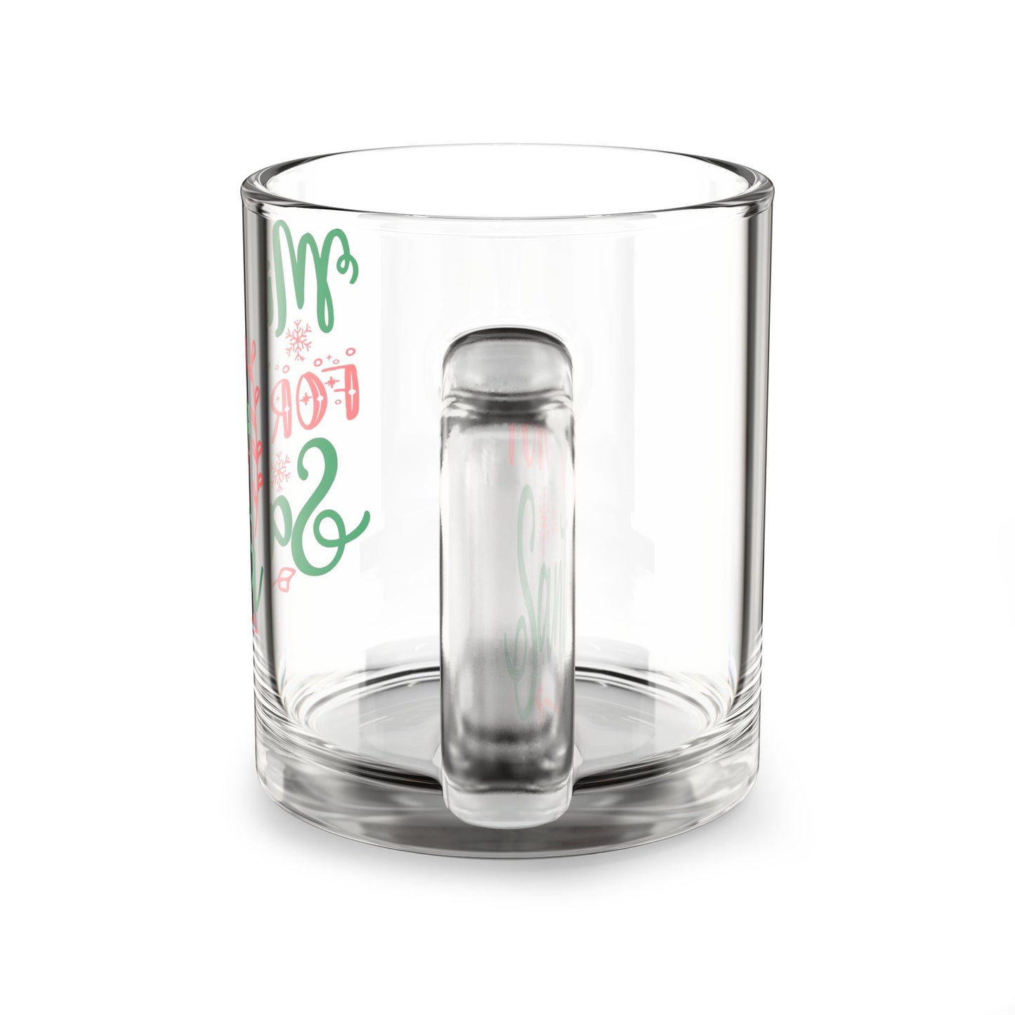 Milk for Santa 10oz Glass Mug