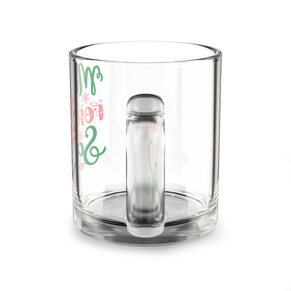 Milk for Santa 10oz Glass Mug