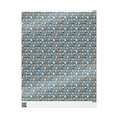 Yuletide Bears Wrapping Paper