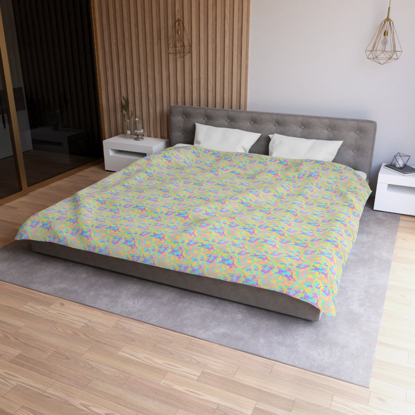 Dreamsicle Camo Duvet Bedding Set