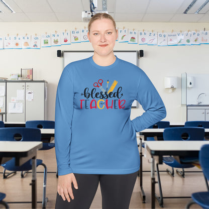 Blessed Teacher Adult Long Sleeve Tee