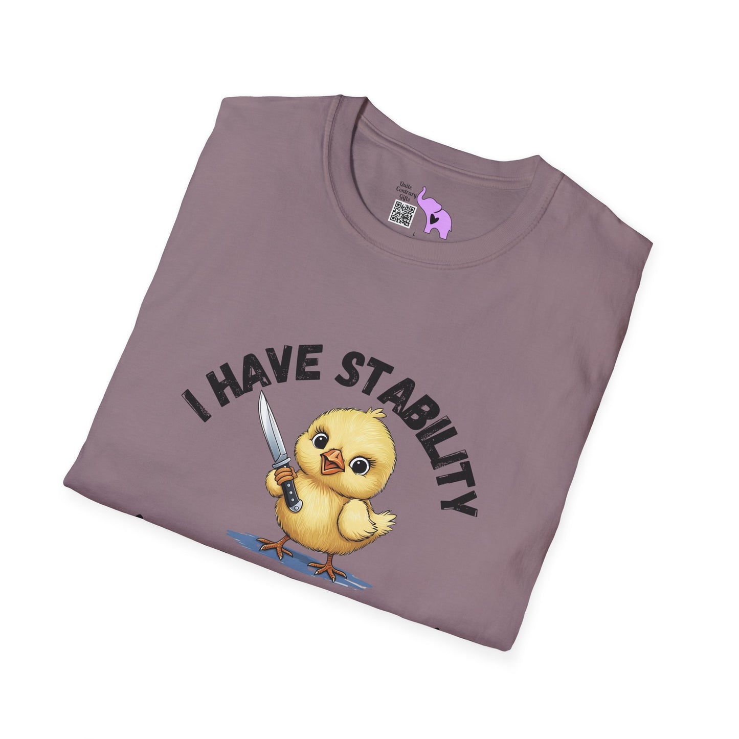 I Have Stability (Stab Ability) Adult T-shirt