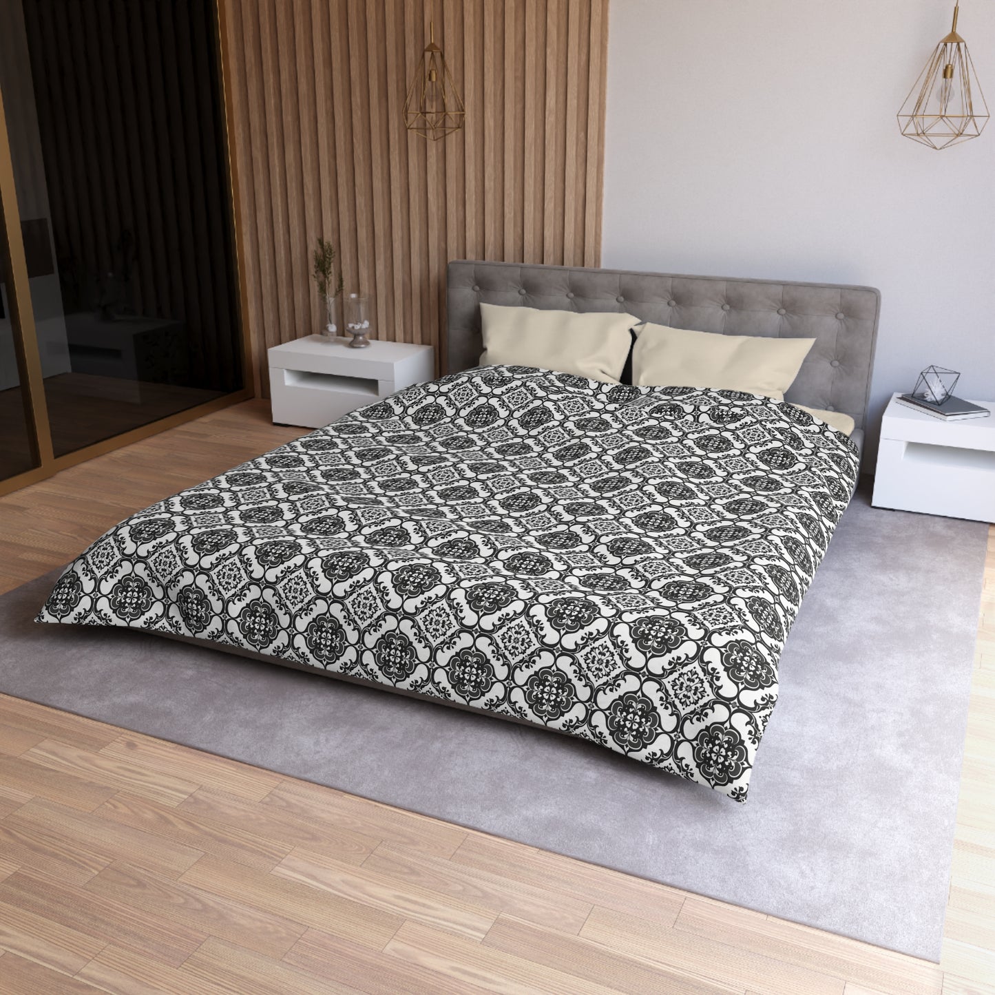 Ornamental Symmetry Duvet Bedding Set