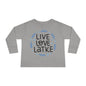 Hanukkah Live Love Latke Toddler Long Sleeve Tee