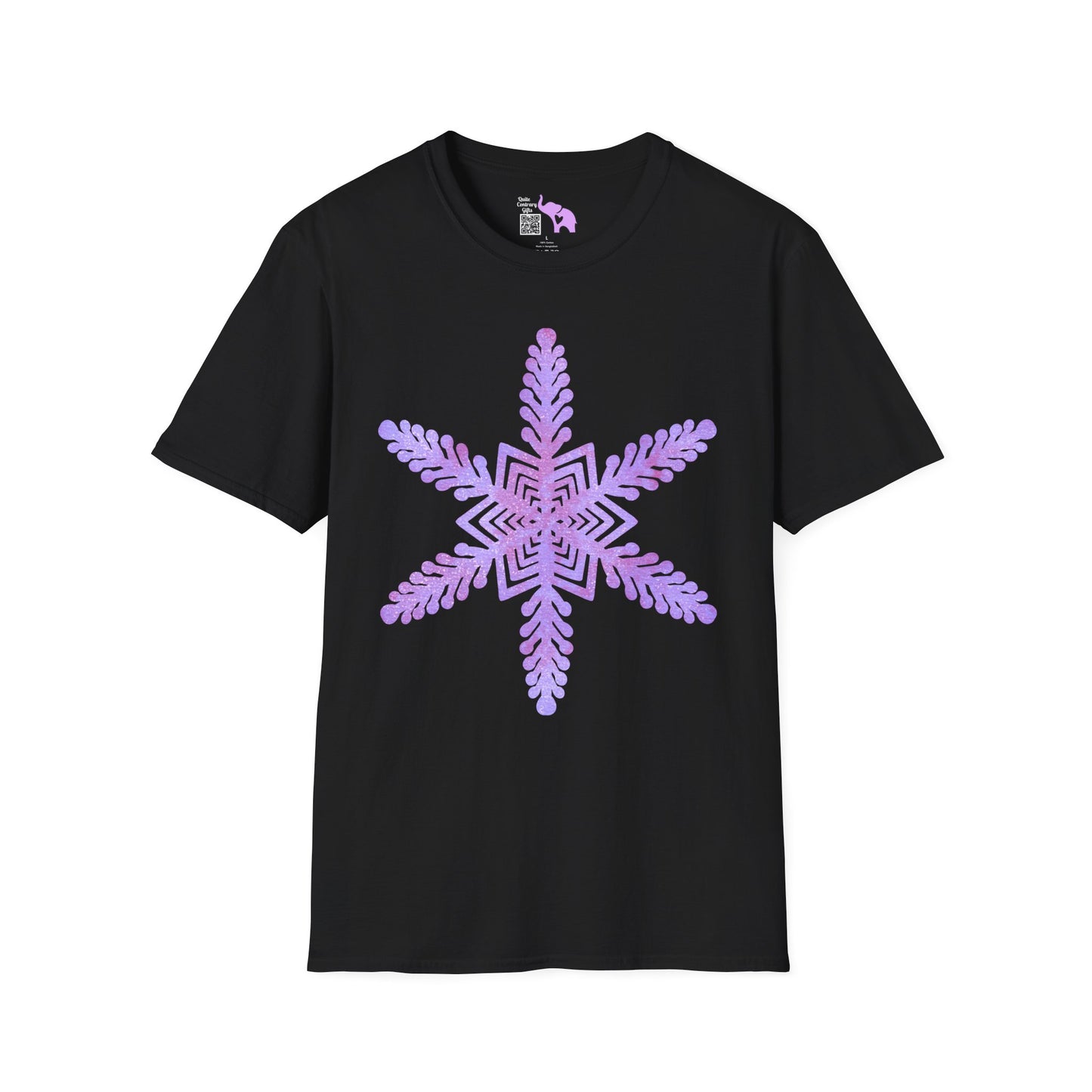 Large Snowflake 2 Adult T-shirt