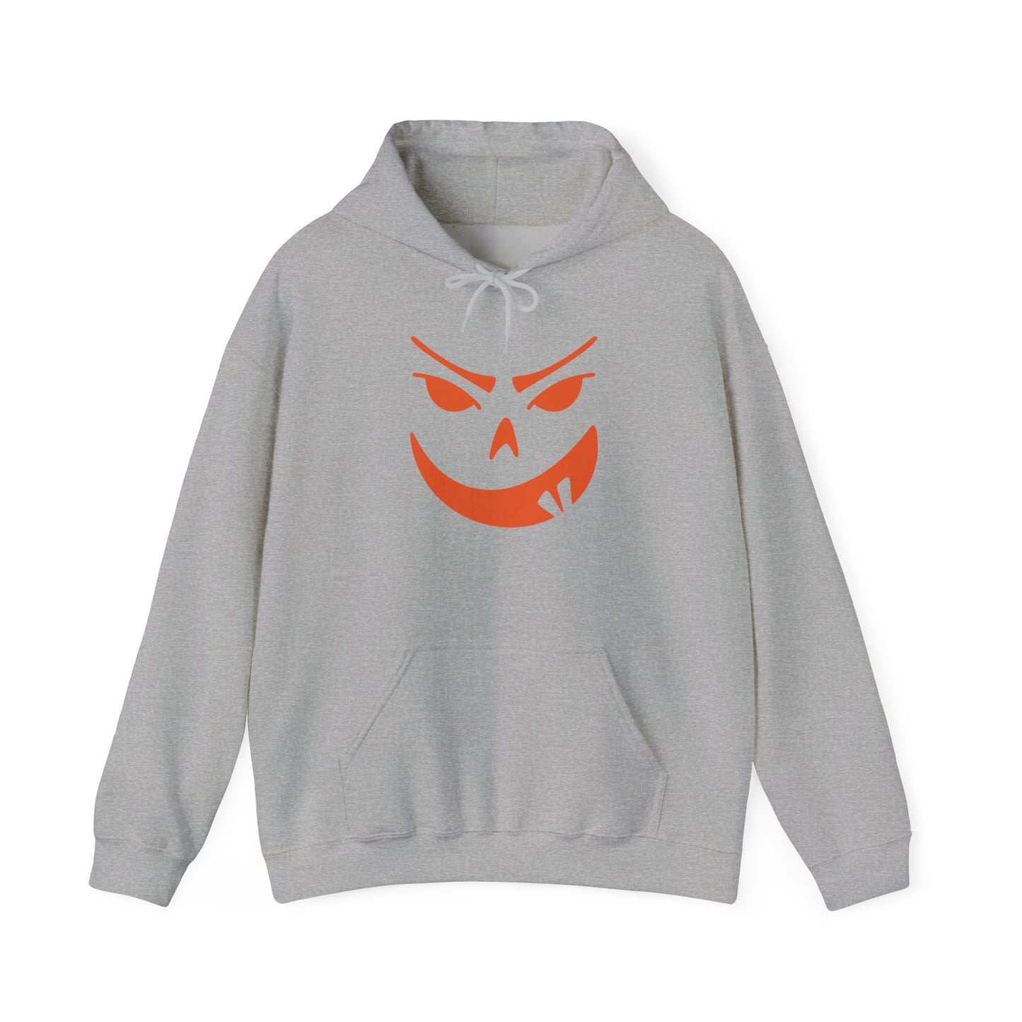 Goofy Grin Jack-O-Lantern Heavy Blend™ Hooded Sweatshirt
