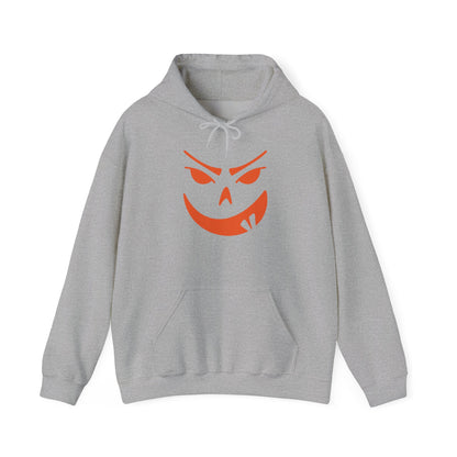 Goofy Grin Jack-O-Lantern Heavy Blend™ Hooded Sweatshirt