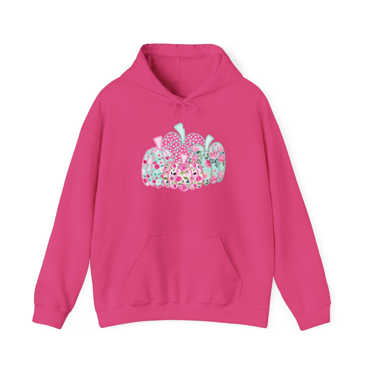 Floral Pumpkins Heavy Blend™ Hooded Sweatshirt