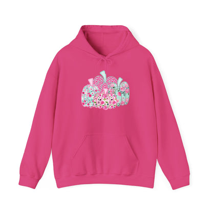 Floral Pumpkins Heavy Blend™ Hooded Sweatshirt