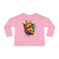 Colorful Giraffe Toddler Long Sleeve Tee