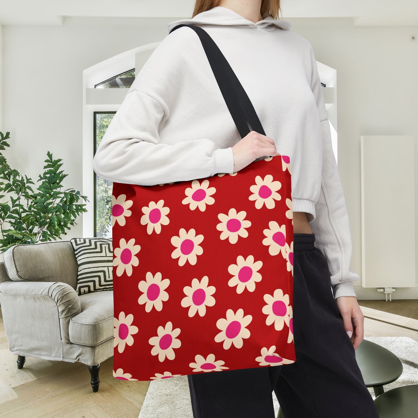 Cupid's Garden Canvas Tote Bag