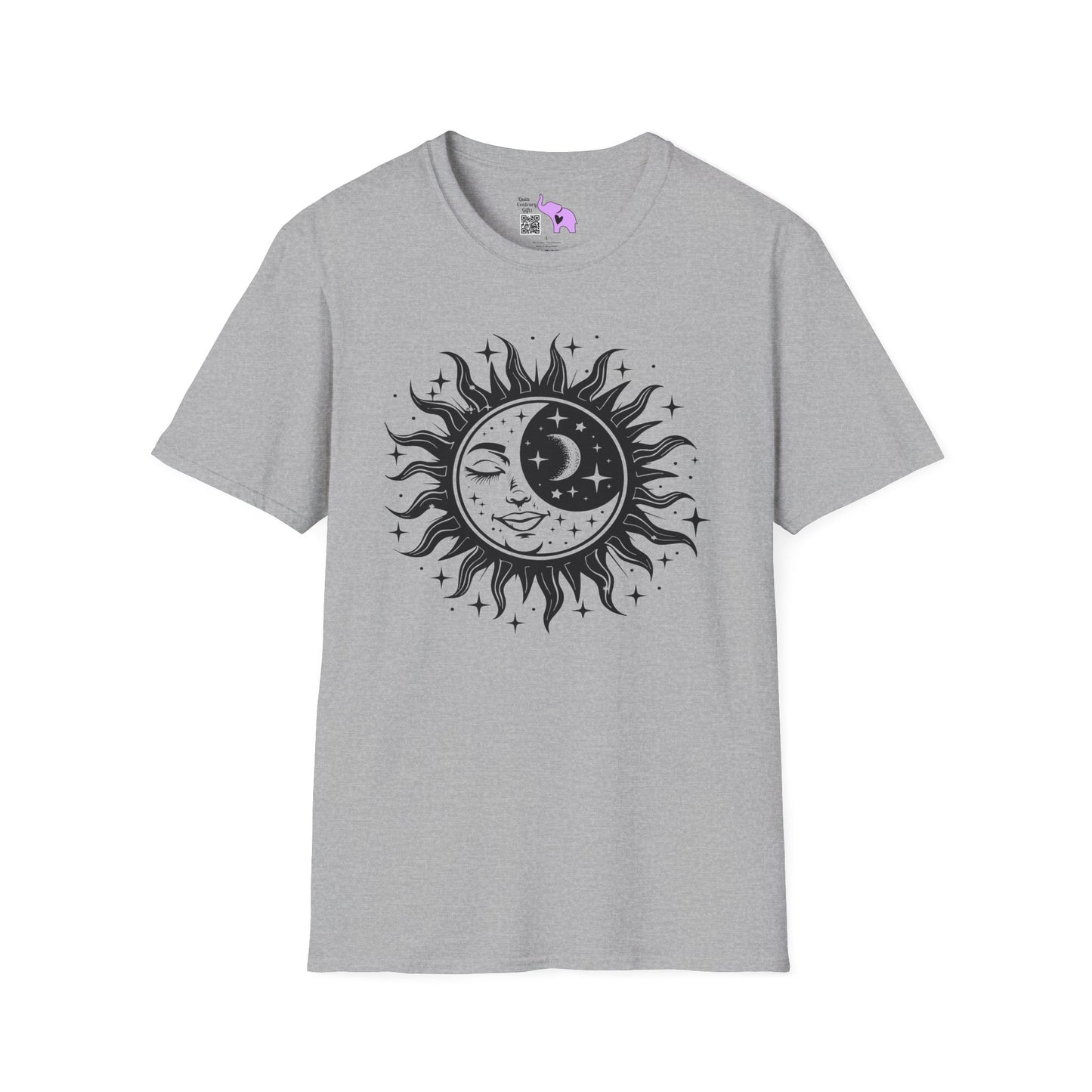 Celestial Sun/Moon Adult T-shirt