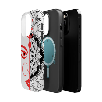 Goddess Durga Mata w/Mandala MagSafe® Compatible Tough Case for iPhone