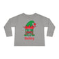 I'm The Sassy Elf Personalized Toddler Long Sleeve Tee