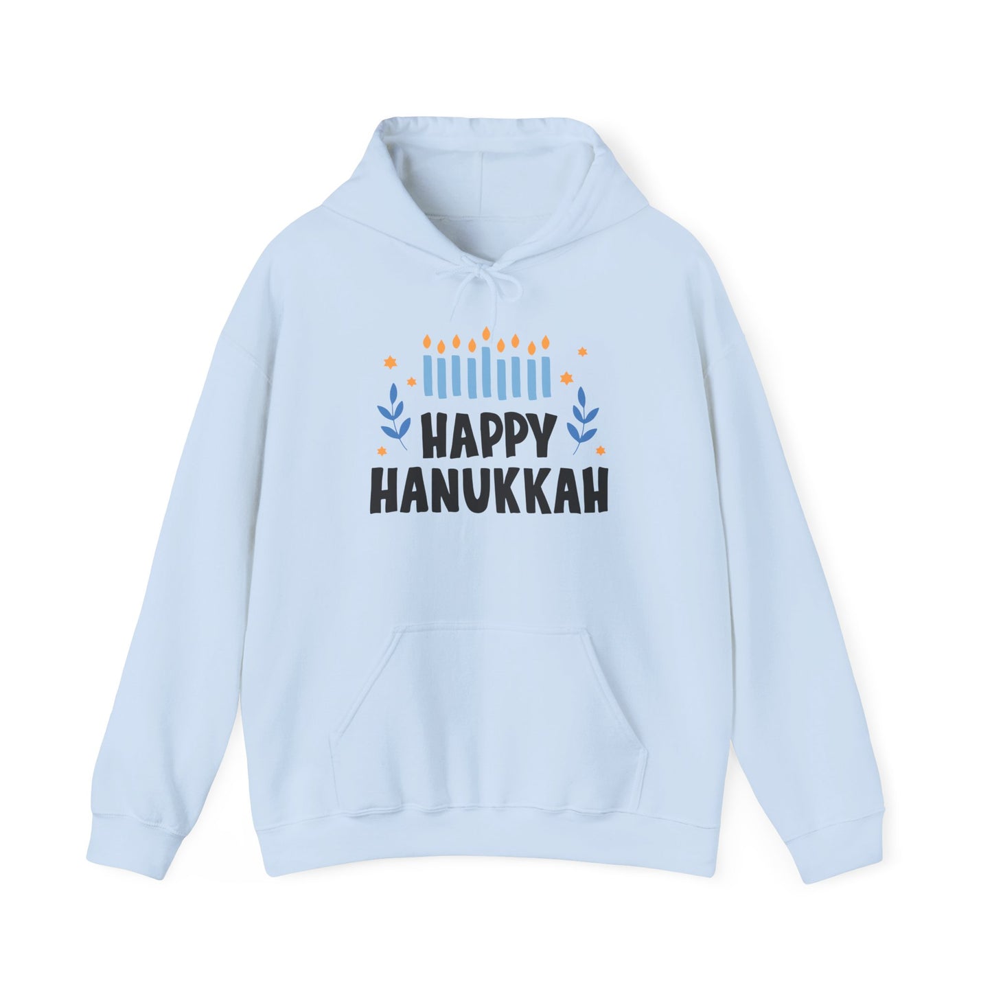 Happy Hanukkah 5 Heavy Blend™ Hooded Sweatshirt