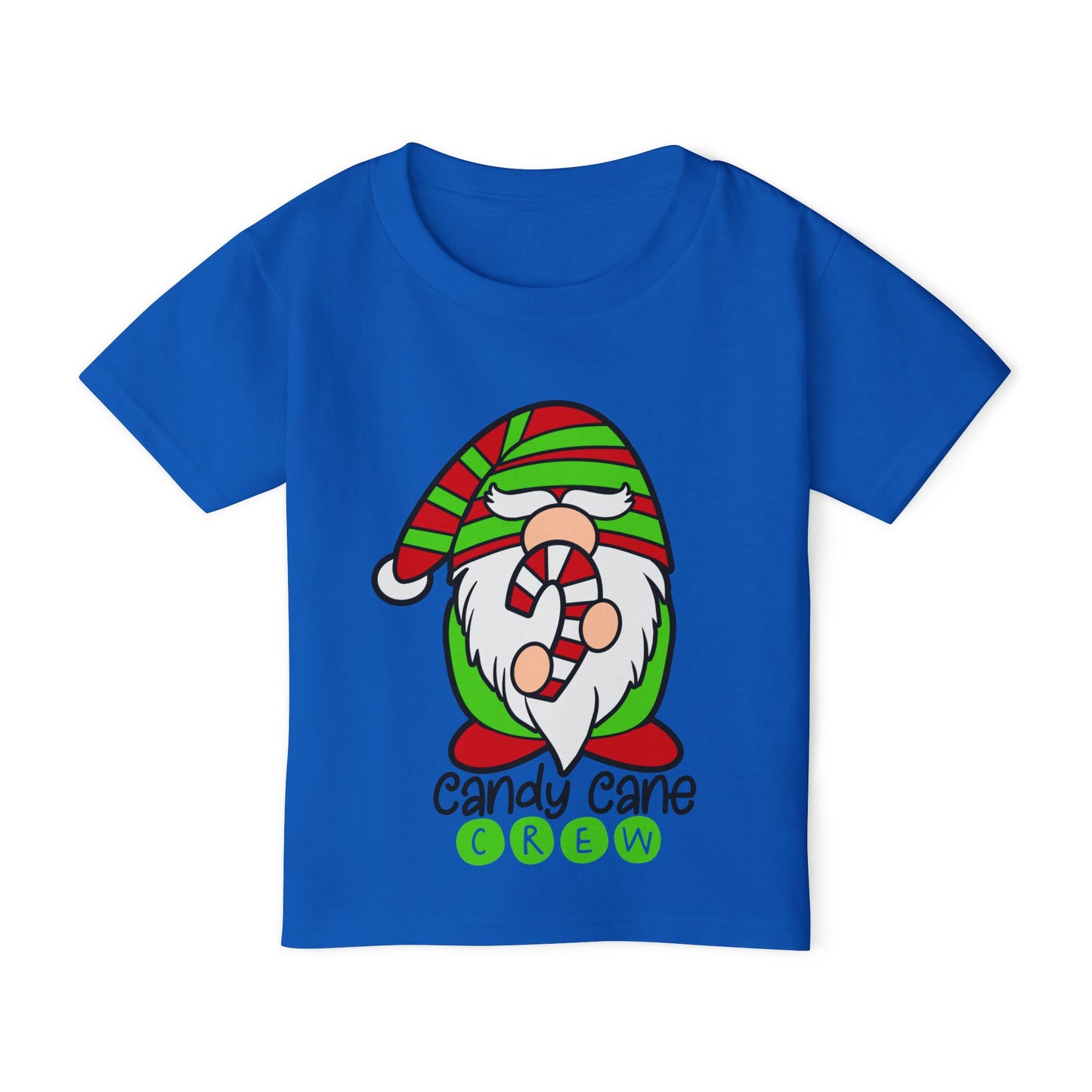 Candy Cane Crew Gnome Heavy Cotton™ Toddler T-shirt