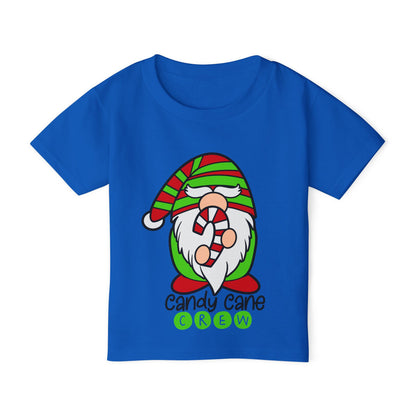 Candy Cane Crew Gnome Heavy Cotton™ Toddler T-shirt