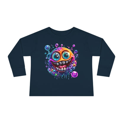 Bubbly Monster Toddler Long Sleeve Tee