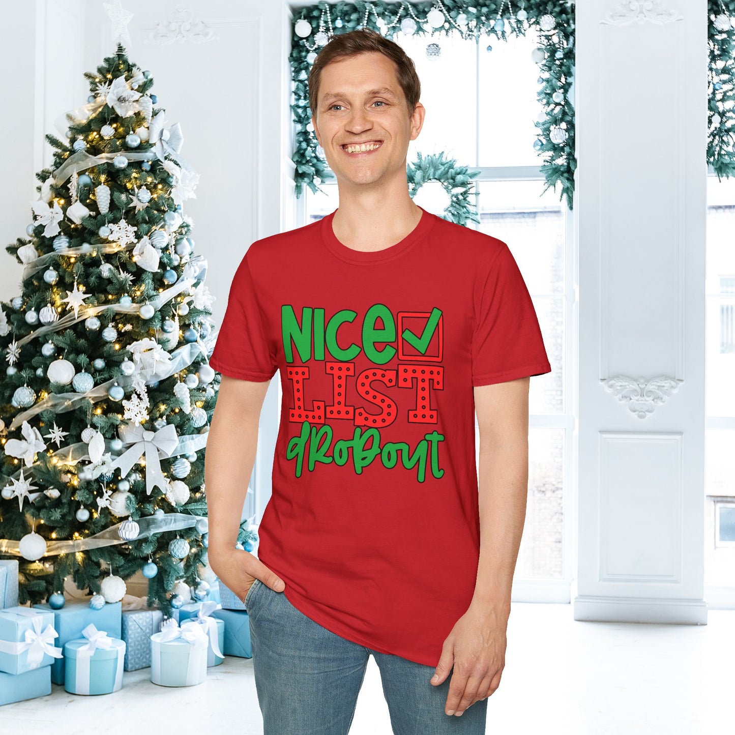 Nice List Dropout Adult T-shirt