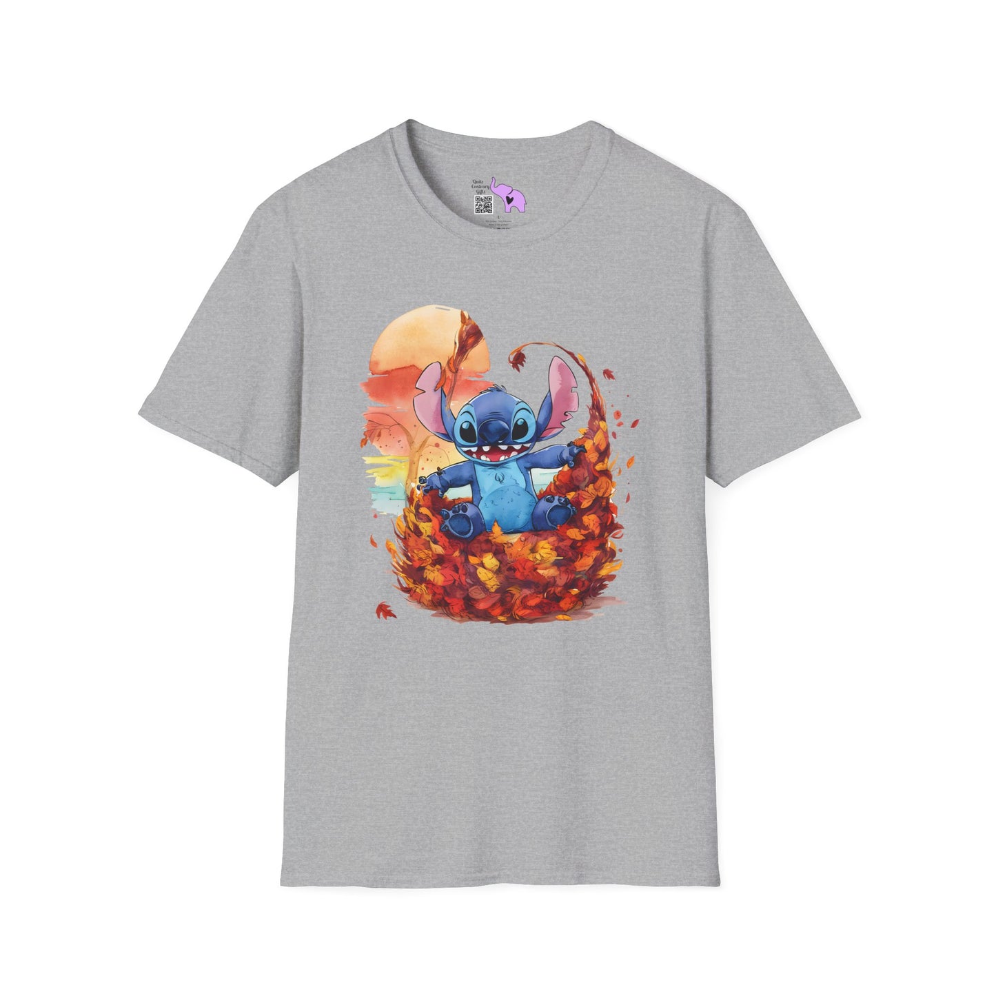 Autumn Leaves Stitch Adutl T-shirt