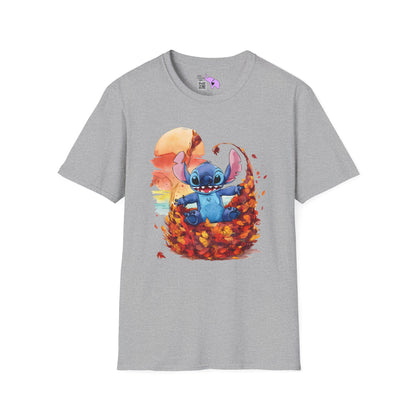 Autumn Leaves Stitch Adutl T-shirt