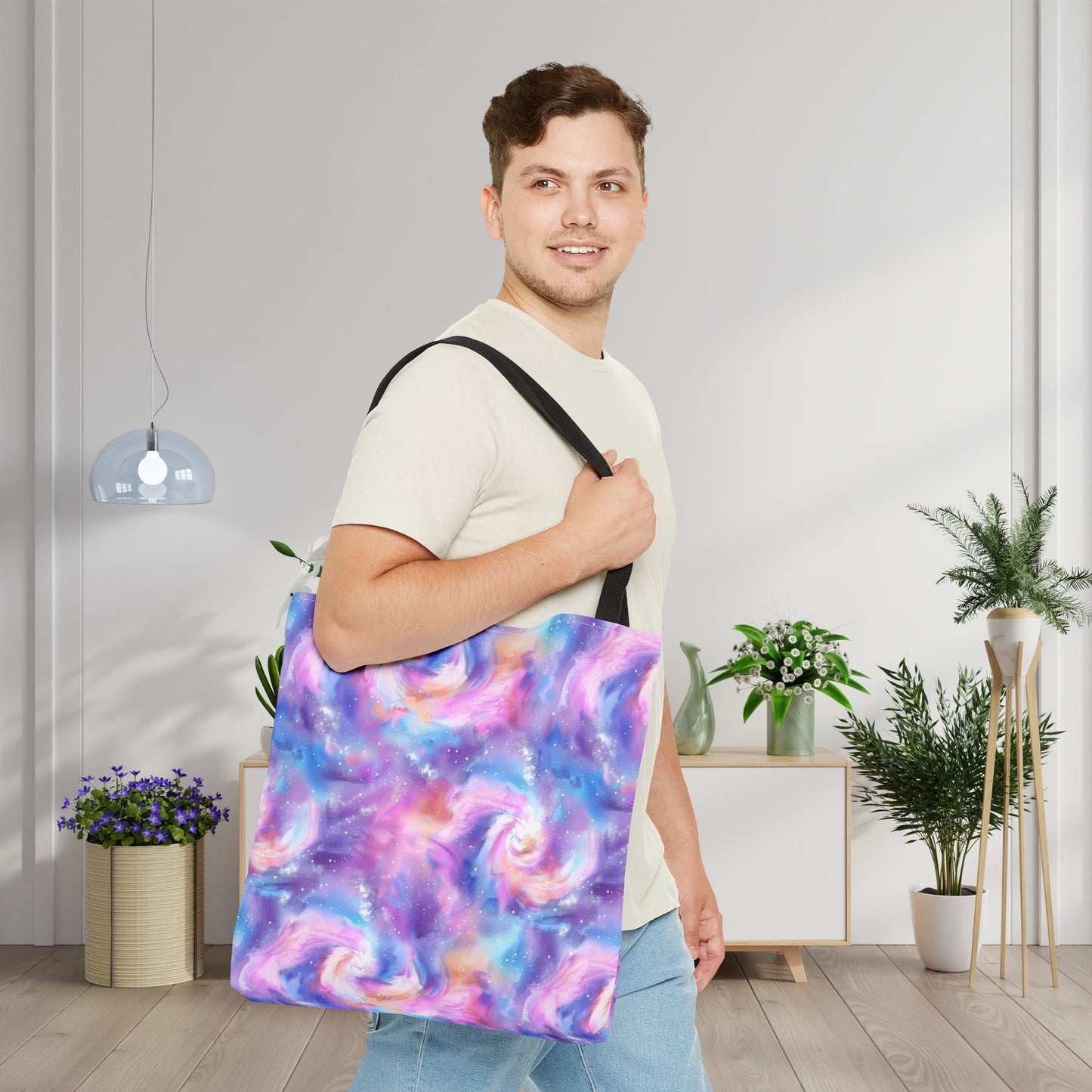Fairy Floss Sky Canvas Tote Bag