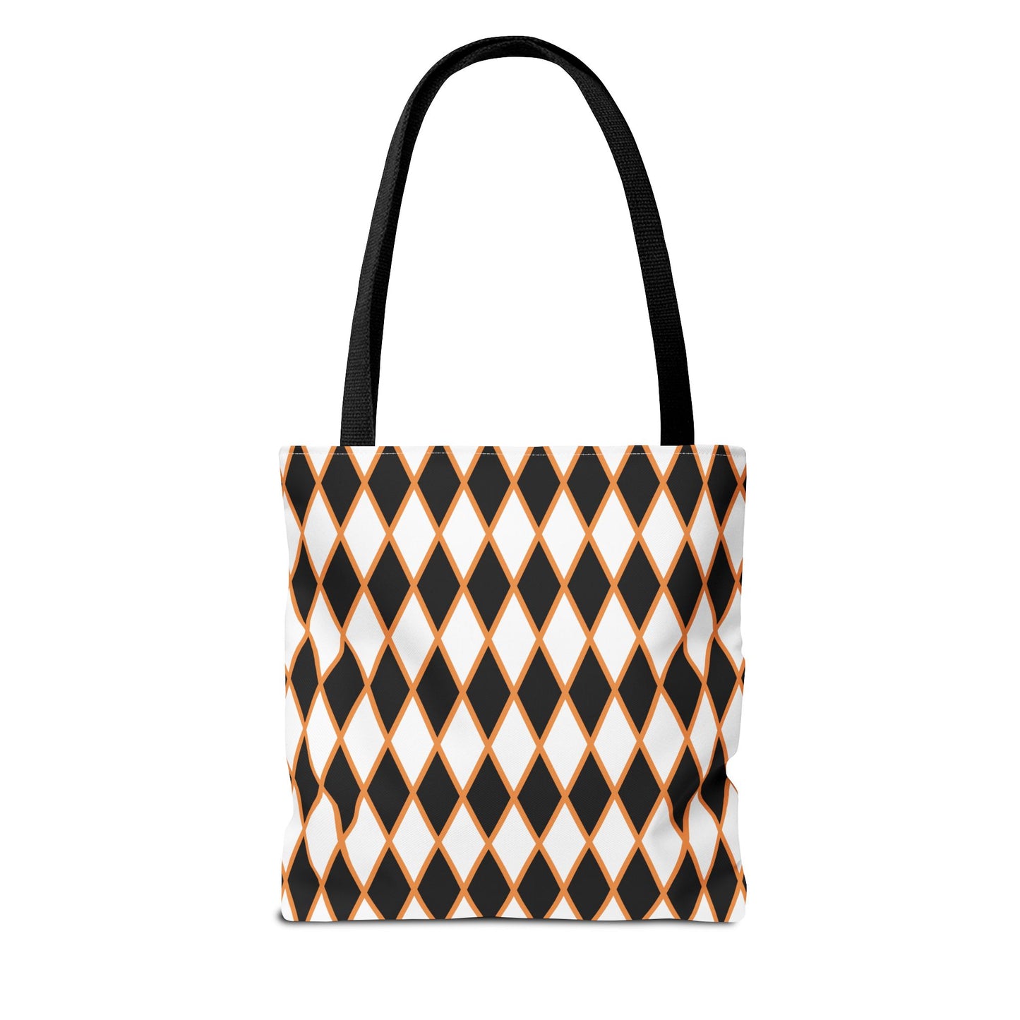 Midnight Ember Harlequin Canvas Tote Bag