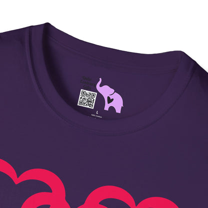 Triple Heart Adult T-shirt