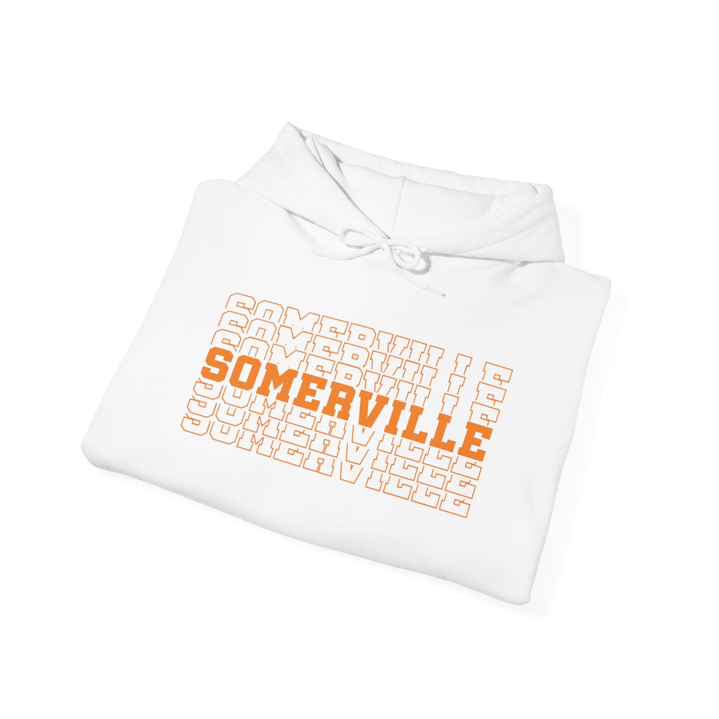 Somerville (Stacked) Adult Heavy Blend™ Hooded Sweatshirt