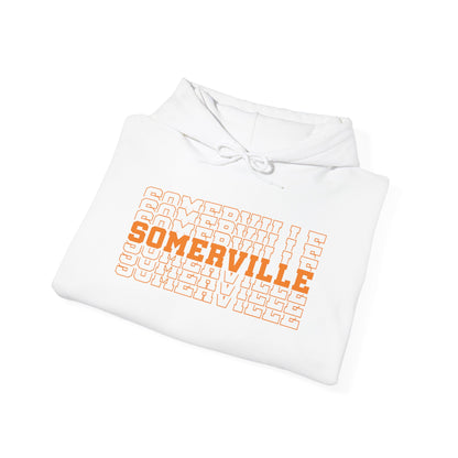 Somerville (Stacked) Adult Heavy Blend™ Hooded Sweatshirt