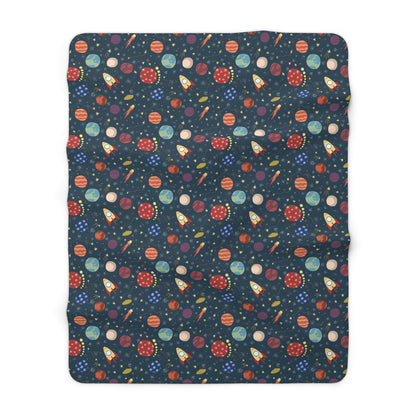 Space Buddies Sherpa Fleece Blanket