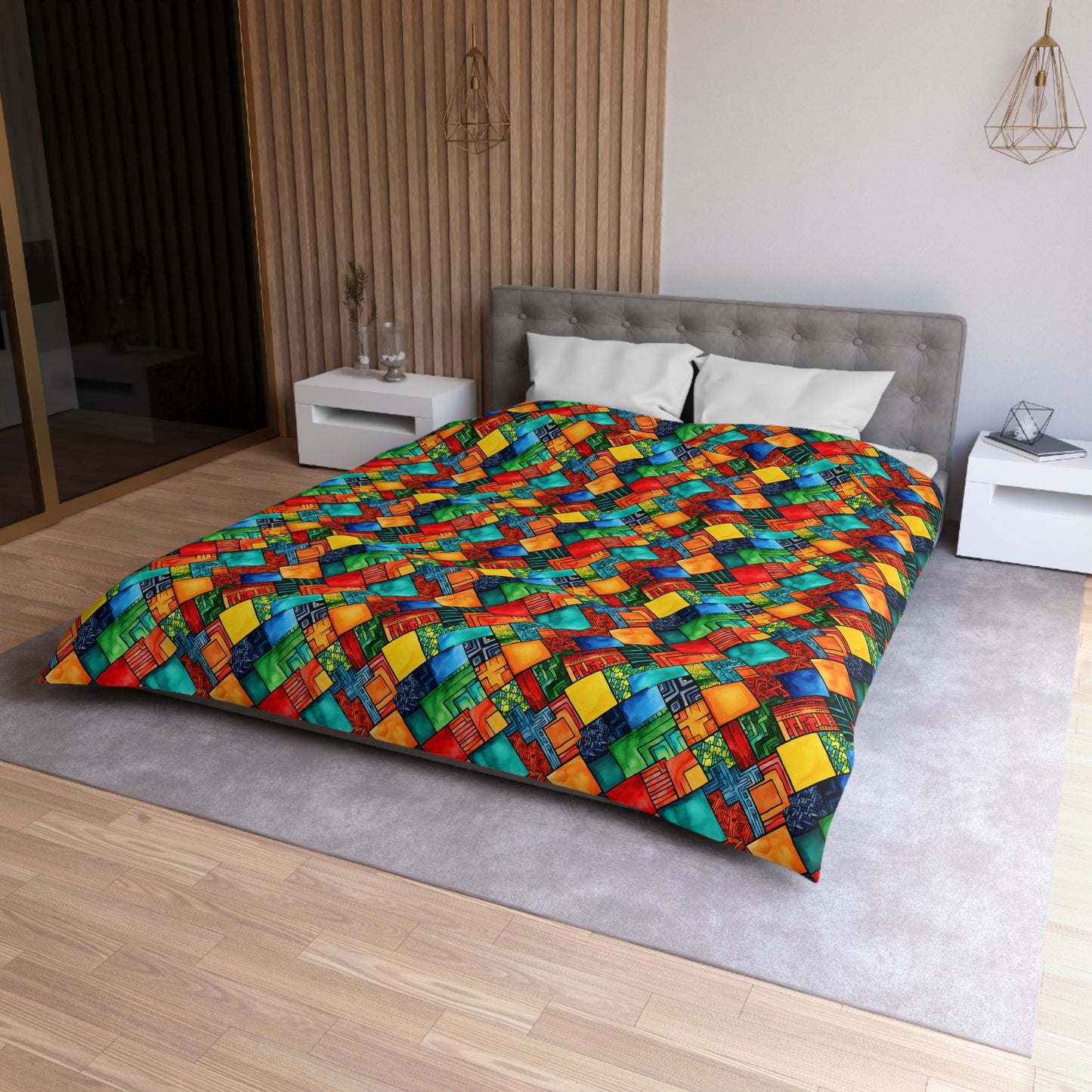 Heritage Pulse Microfiber Duvet Cover