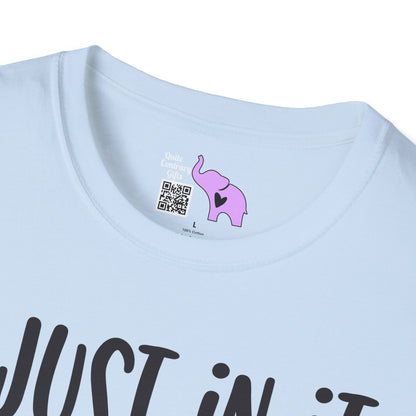 Just In It For The Parking (Wheelchair User) Adult T-shirt