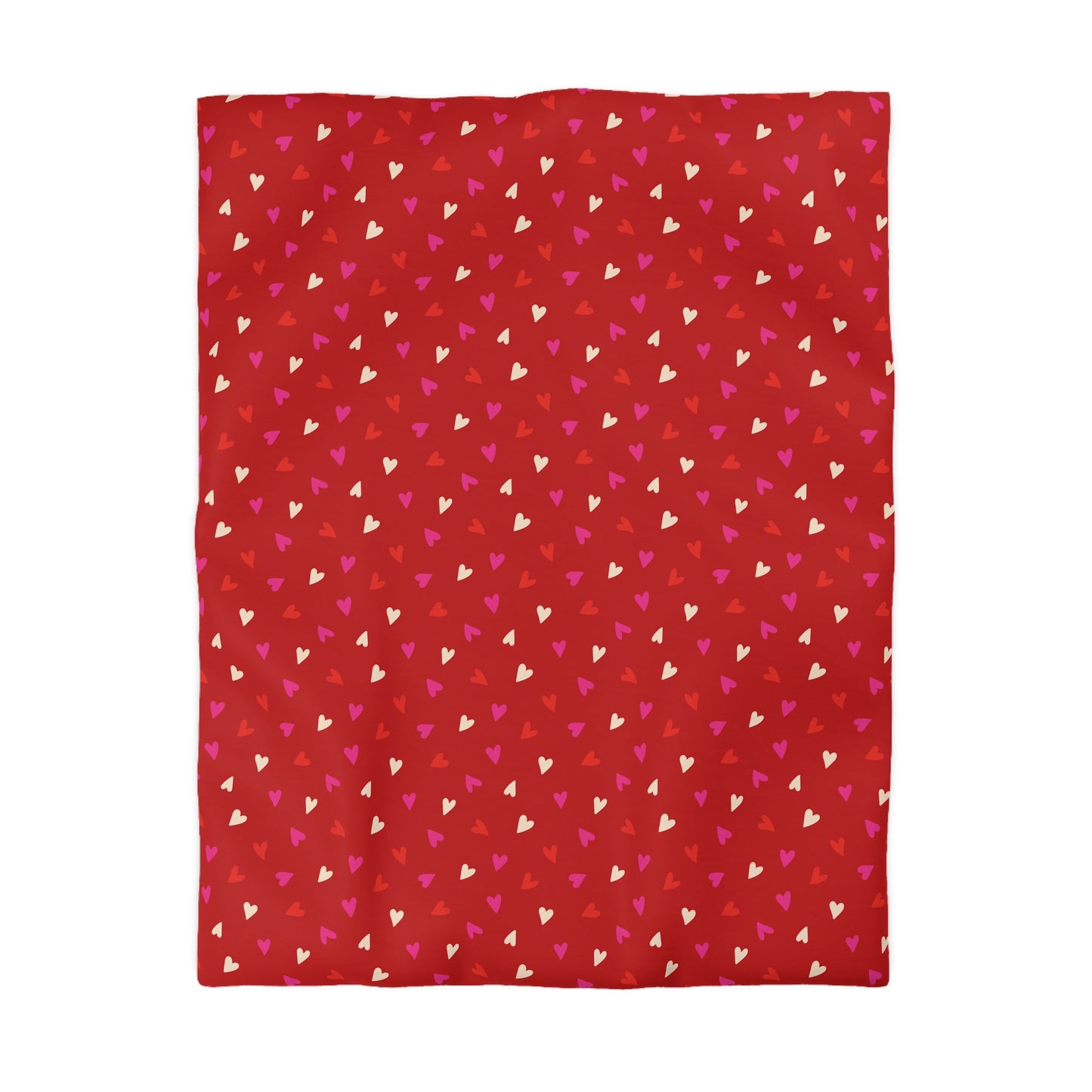 Cupid’s Confetti Microfiber Duvet Cover